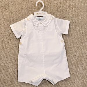 Feltman Bros hand embroidered infant shortall (3month)